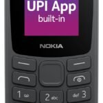 Nokia 106 Single Sim, Keypad Phone with Built-in UPI Payments App, Long-Lasting Battery, Wireless FM Radio & MP3 Player, and MicroSD Card Slot | Charcoal