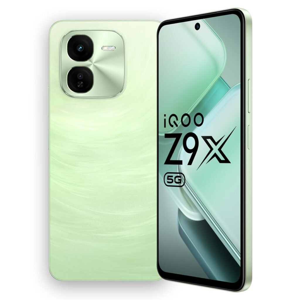 iQOO Z9x 5G (Tornado Green, 6GB RAM, 128GB Storage) | Snapdragon 6 Gen 1 with 560k+ AnTuTu Score | 6000mAh Battery with 7.99mm Slim Design | 44W FlashCharge