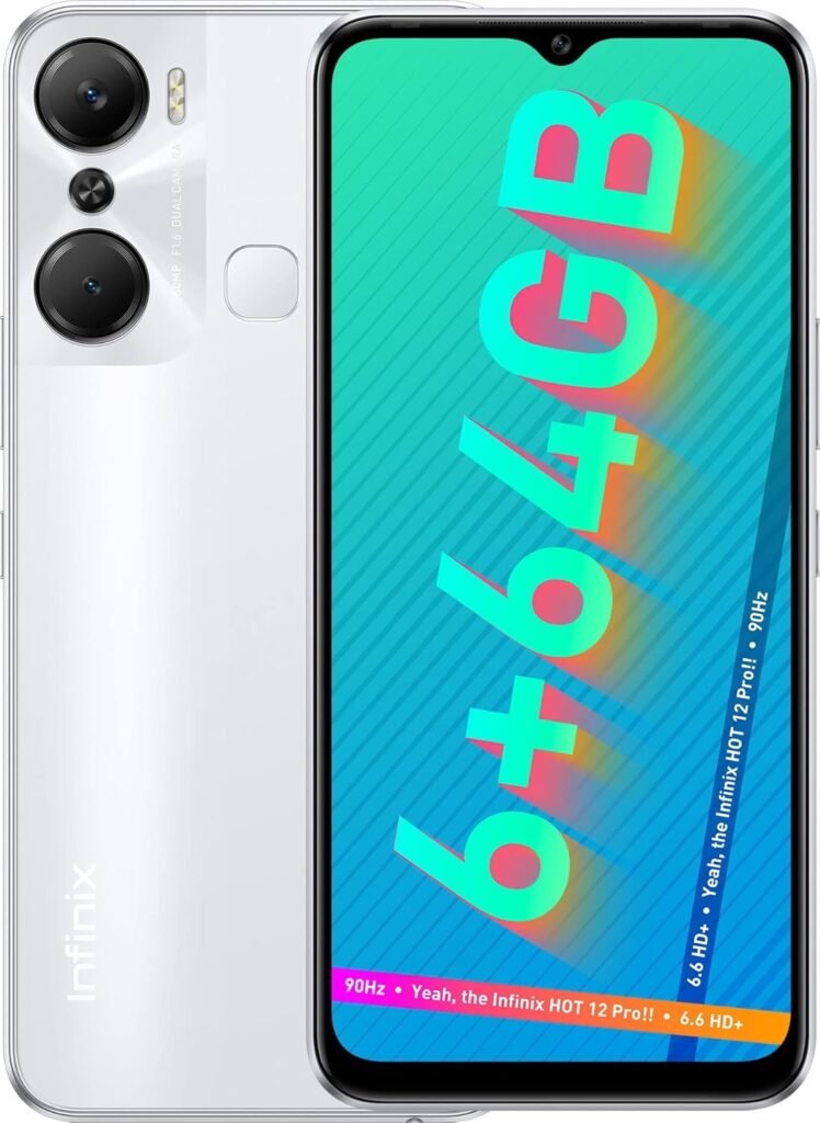 Infinix Hot 12 Pro (Halo White, 6GB RAM 64GB Storage)