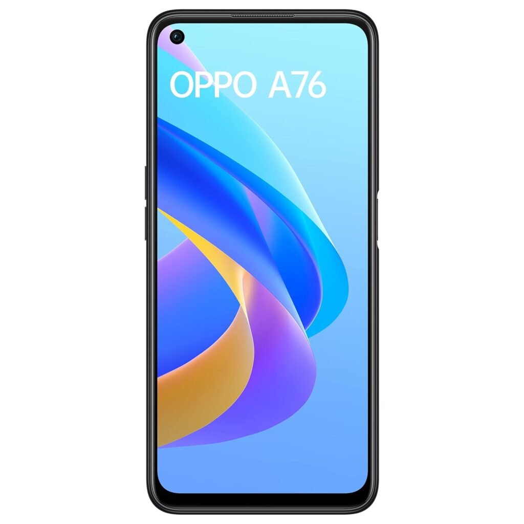 (Refurbished) OPPO A76 (Glowing Black, 6GB RAM, 128 Storage) with No Cost EMI/Additional Exchange Offers