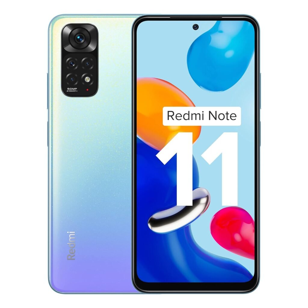 (Refurbished) Redmi Note 11 (Starburst White, 6GB RAM, 64GB Storage)|90Hz FHD+ AMOLED Display | Qualcomm® Snapdragon™ 680-6nm | Alexa Built-in | 33W Charger Included