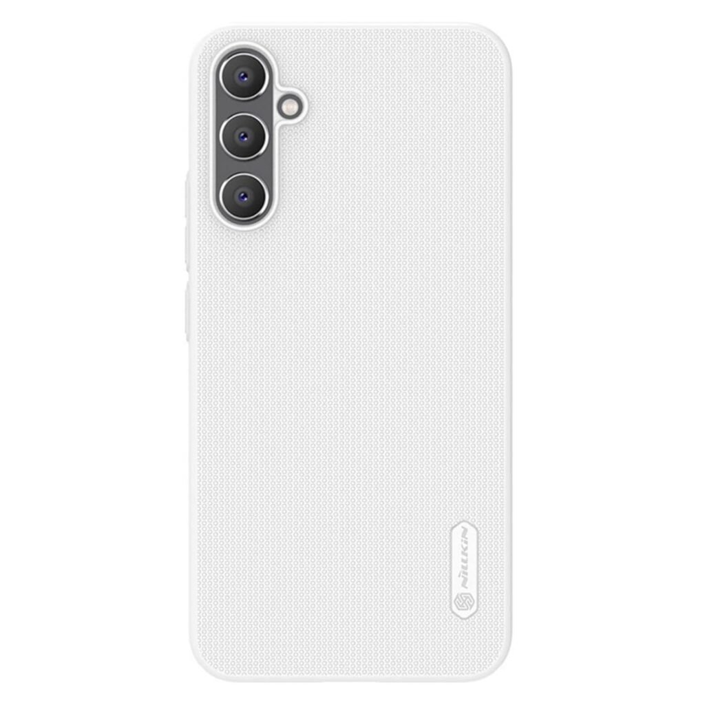 Nillkin Case for Samsung Galaxy A34 5G (6.6″ Inch) Super Frosted Hard Back Dotted Grip Cover PC White Color