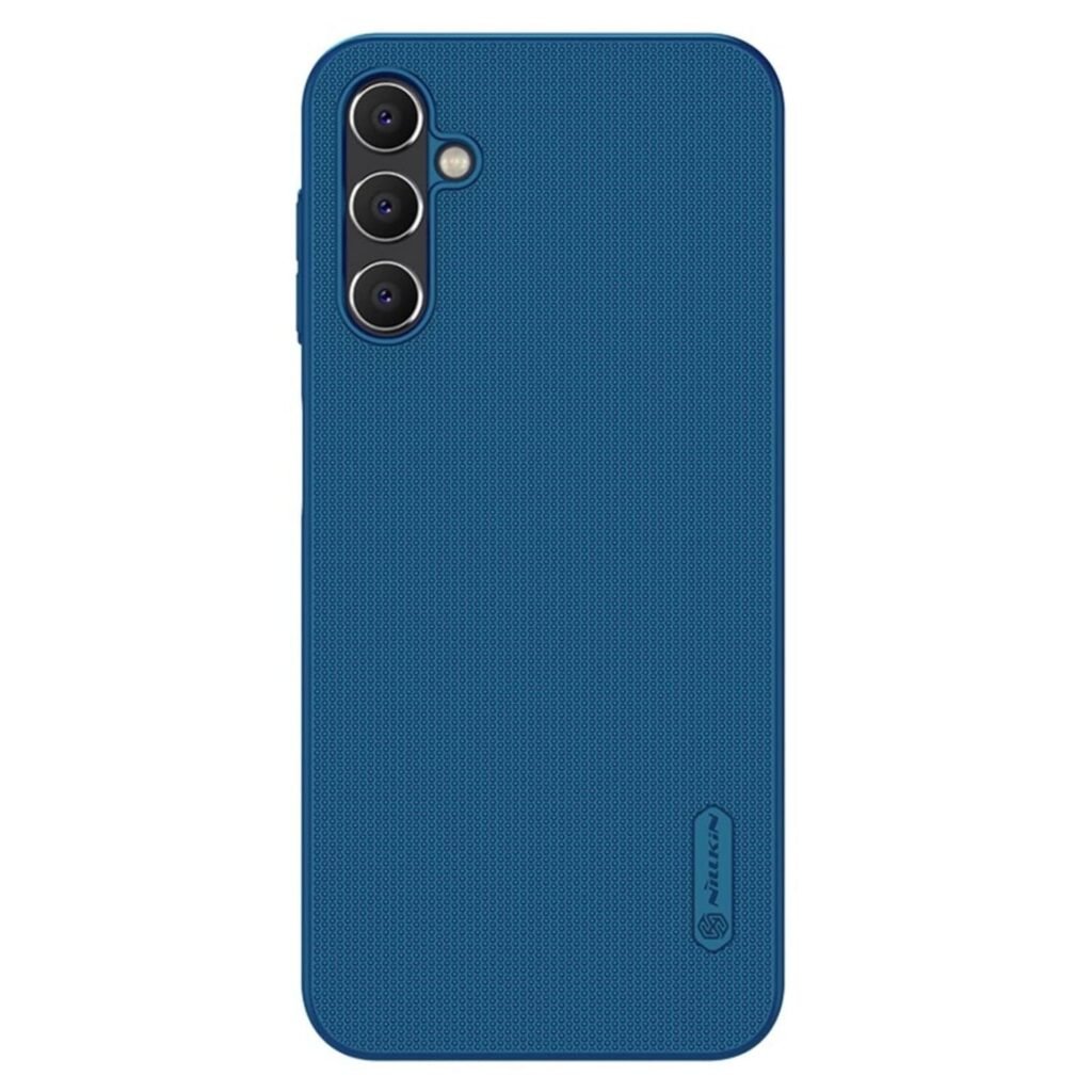 Nillkin Case for Samsung Galaxy A14 5G (6.6″ Inch) Super Frosted Hard Back Dotted Grip Cover PC Blue Color